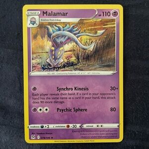 *$2 ADD-ON* Malamar #78 Pokémon Lost Origin Card - Like-New - Ungraded
